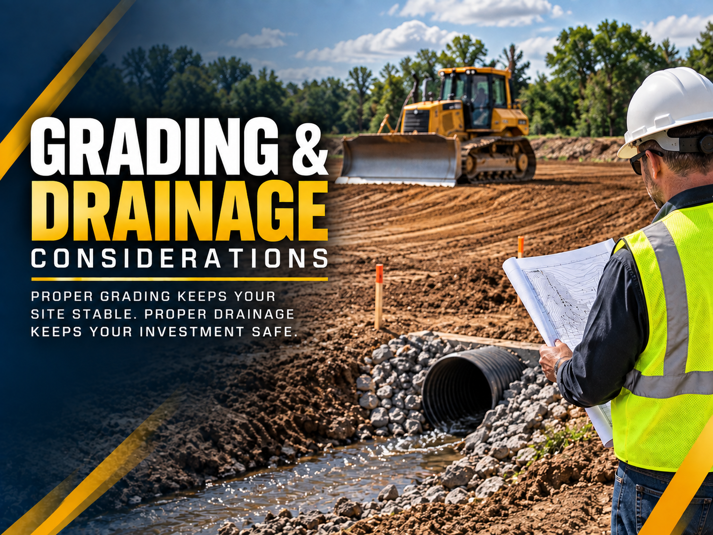 Asphalt Paving Services grading and drainage considerations